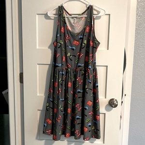 Disney Mickey Fab Five print Ambrie skater dress XL
